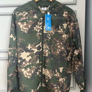 Childs XL Adidas Camouflage Track Jacket